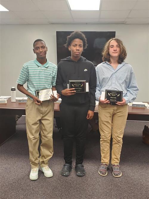 Students of the month